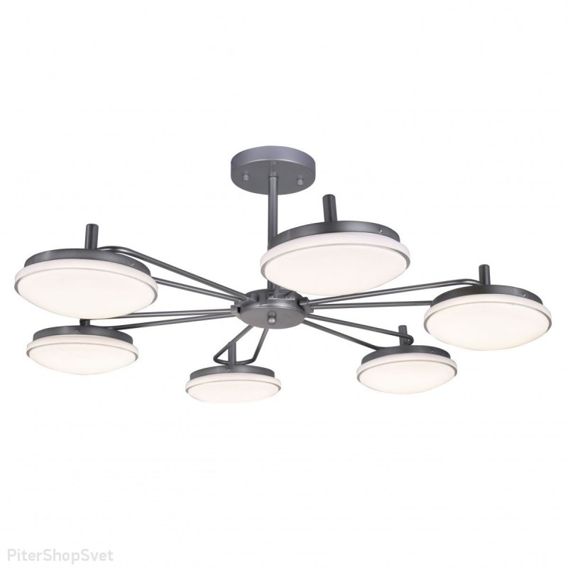 Светодиодная люстра на штанге «Ledante» 2471-6P