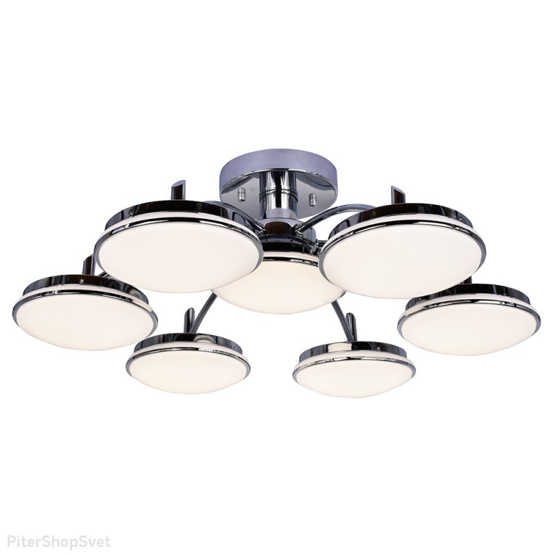 Люстра с пультом 126Вт «Ledante» 2472-7P