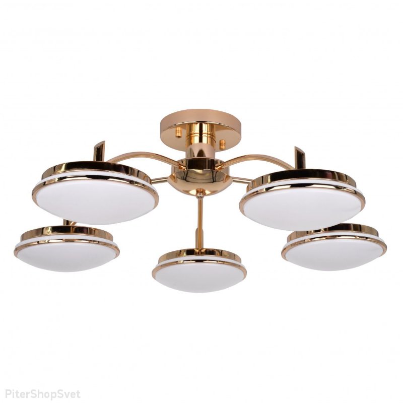 Светодиодная потолочная люстра «Ledante» 2473-5P