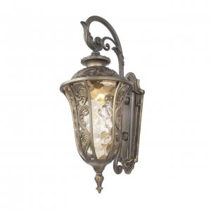 Настенный фонарь с металлическим узором 1495-1W Luxus