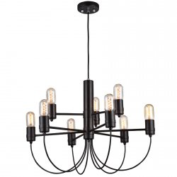 Люстра с лампами в два уровня 1522-9P Nano