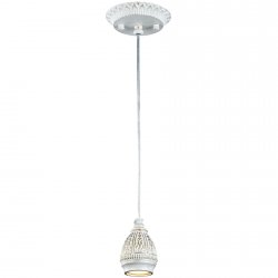 Подвесной светильник белый с золотой патиной 1585-1P Sorento