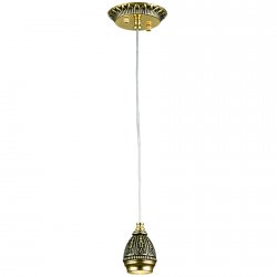 Подвесной светильник цвета черненого золота 1586-1P Sorento