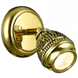 Спот золотого цвета 1586-1W Sorento