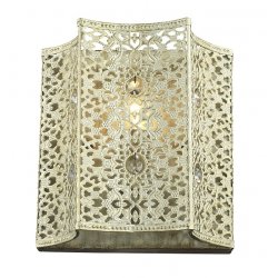 настенный светильник из металла с узором 1624-1W Bazar