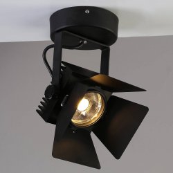 Черный светодиодный спот прожектор 1770-1U Projector Black