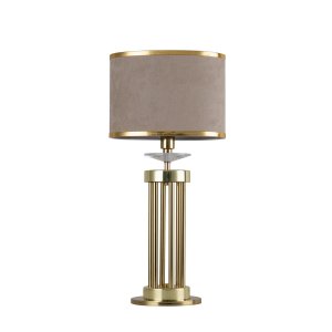 Настольная лампа с бархатным абажуром «ROCCA»
