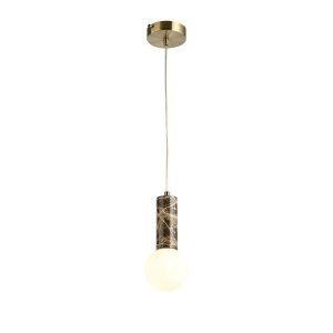Подвесной светильник цвета бронзовый мрамор «FEST»