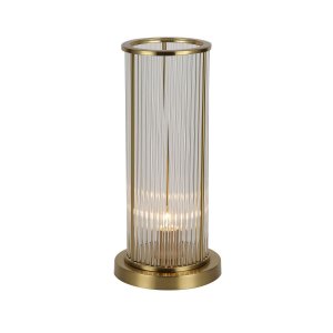 Настольная лампа с плафонон стеклянные трубочки «WONDERLAND»