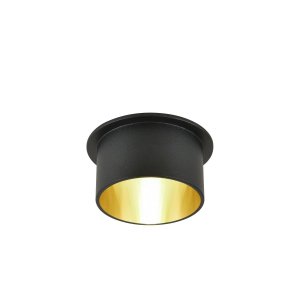 Чёрно-золотой встраиваемый светильник «RASTA»