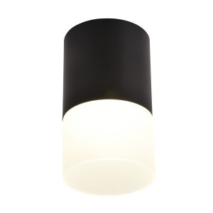 Чёрно-белый накладной потолочный светильник цилиндр «NARAM»