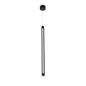 Чёрный подвесной светильник с боковым свечением 15Вт 4000К «LAMBA»