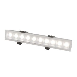 Белый длинный встраиваемый светильник 278мм 10Вт 4000К «TECHNO-LED»