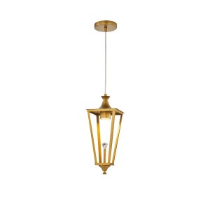 Подвесной светильник цвета античного золота «LAMPION»