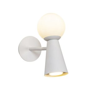 Белый поворотный настенный светильник «GNOMES»