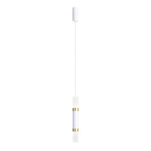 Бело-золотой подвесной светильник 7Вт 4000К «DOPPELT»