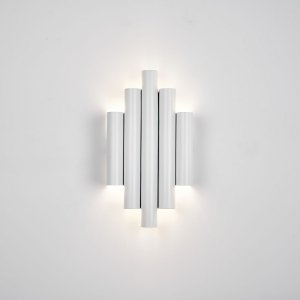 Белый настенный светильник подсветка 18Вт 4000К «TUBULIS»