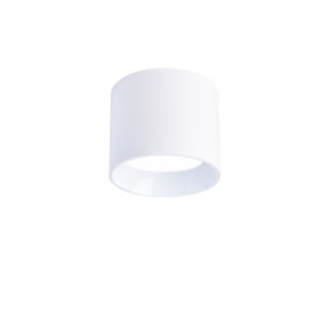 Белый накладной потолочный светильник цилиндр GX53 «ROUT»