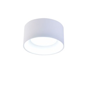 Белый круглый потолочный светильник GX53 «ROUT»