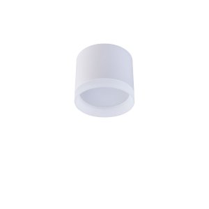Белый накладной потолочный светильник цилиндр GX53 «SOIREE»