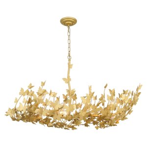 Длинная подвесная люстра бабочки «Aurelius»