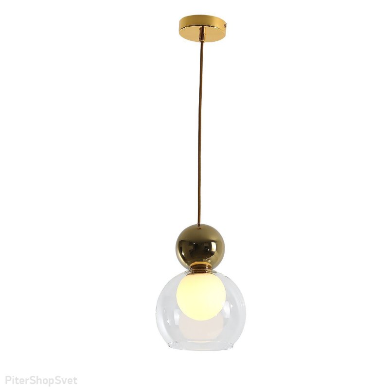 Подвесной светильник золотого цвета «ALLIANCE» 2730-1P