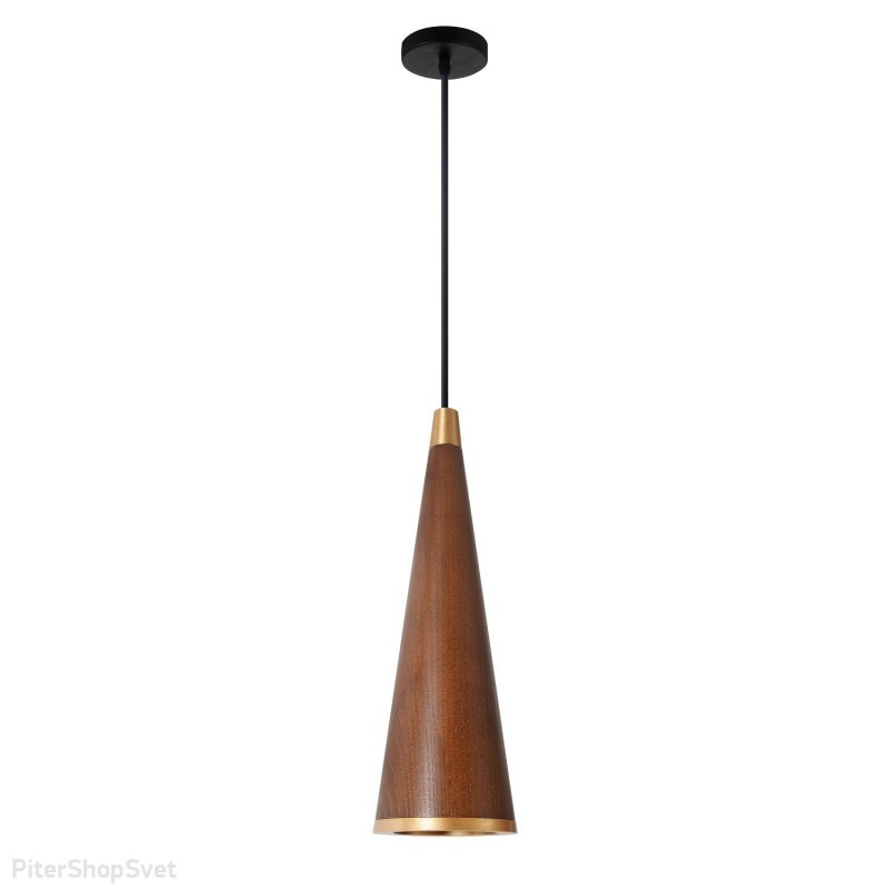 Деревянный подвесной светильник конус «CONI» 2830-1P