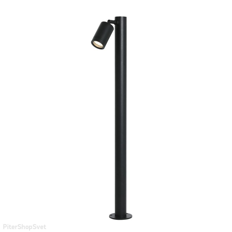 Чёрный столбик с направленным светом для подсветки дорожек «PHARUS» 2892-1F