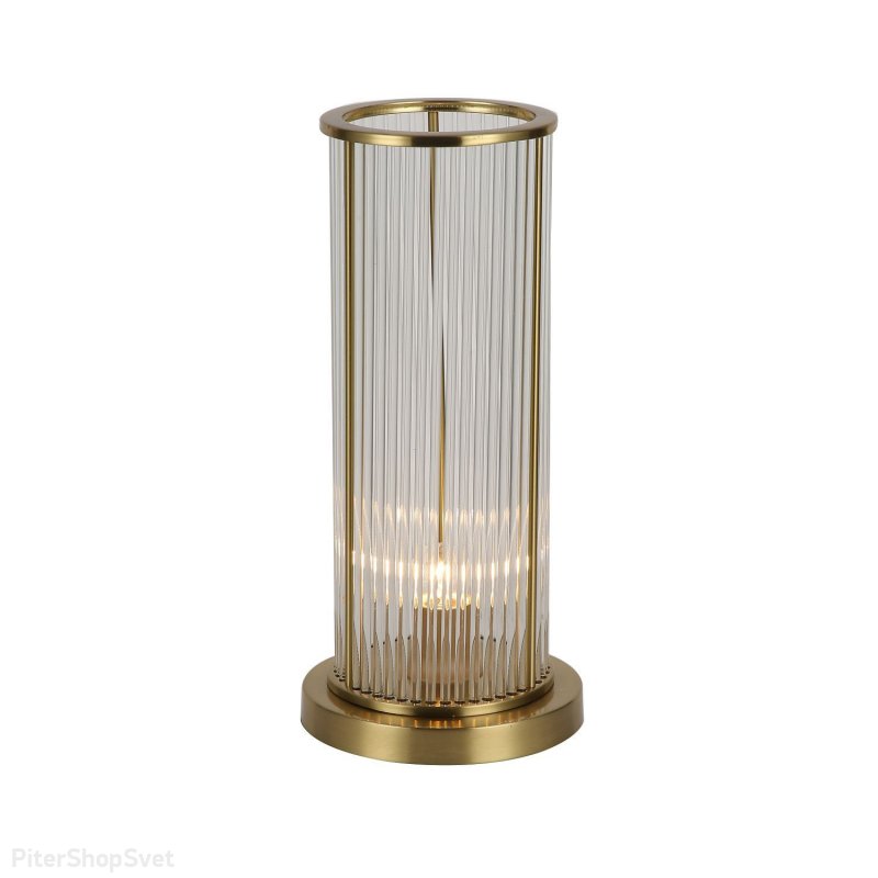 Настольная лампа с плафонон стеклянные трубочки «WONDERLAND» 2907-1T