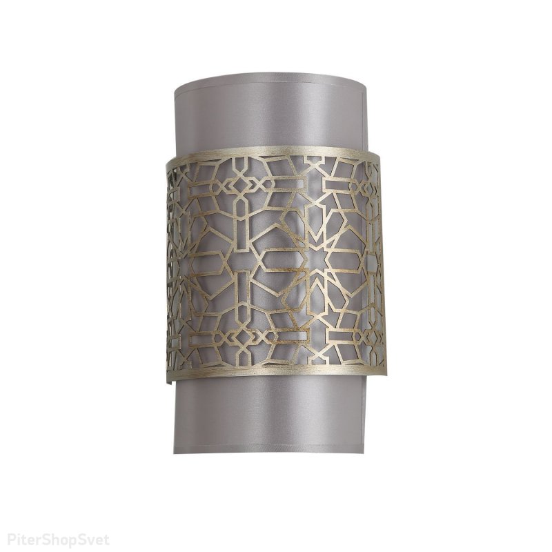 Настенный светильник серебряного цвета «ARABESCO» 2912-2W