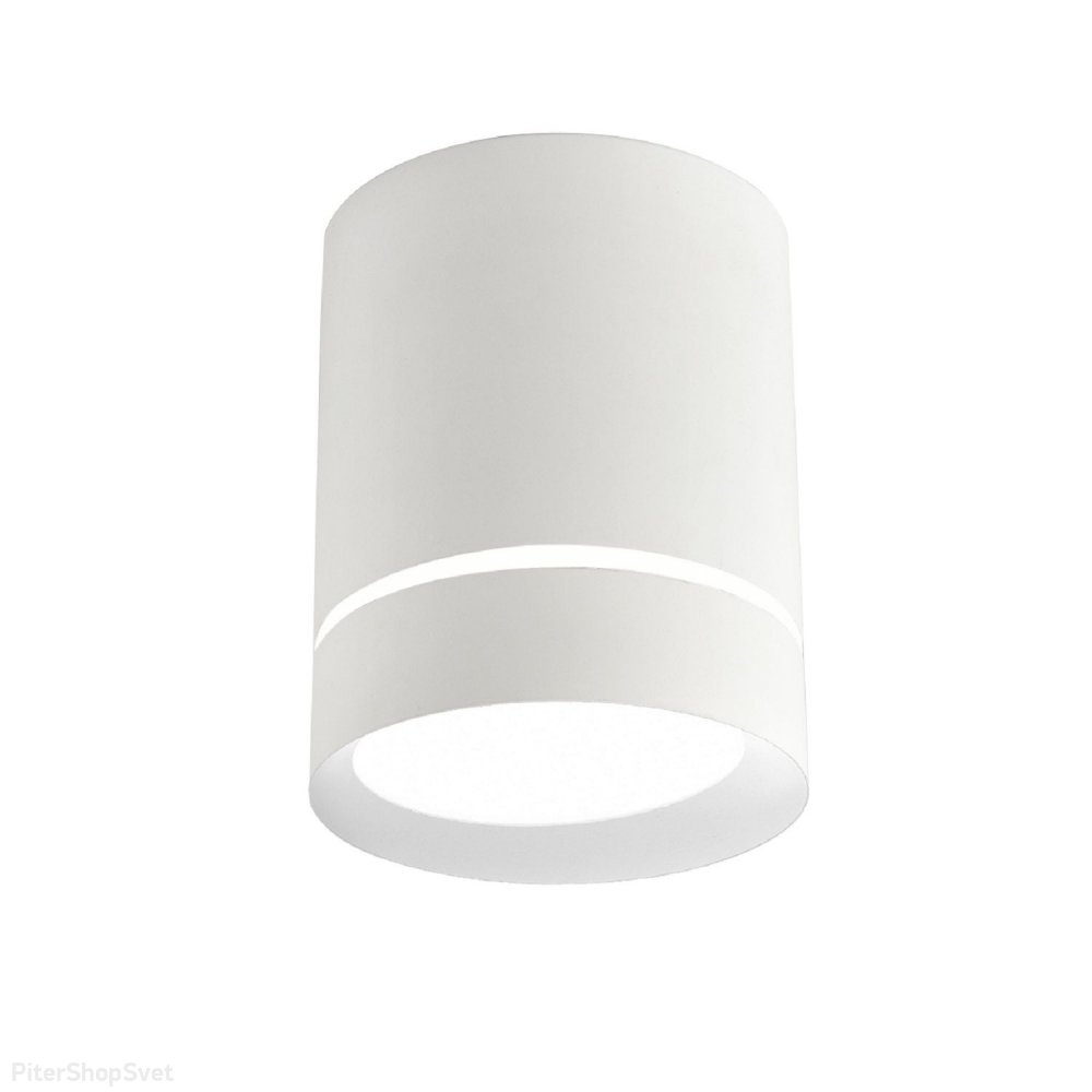 Белый накладной потолочный светильник цилиндр «DARAR» 3064-1C