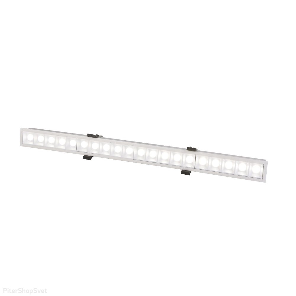 Белый длинный встраиваемый светильник 544мм 20Вт 4000К «TECHNO-LED» 3084-10C
