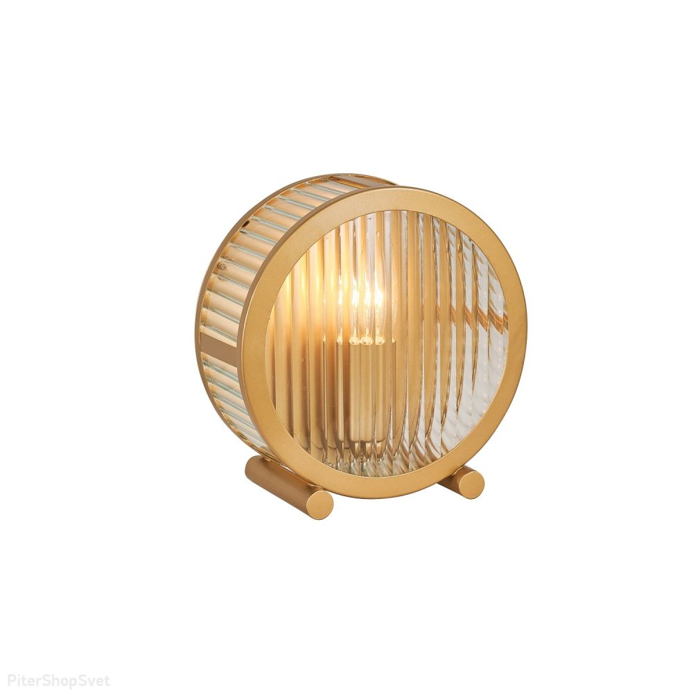 Круглый настольный светильник золотого цвета «RADIALES» 3099-1T