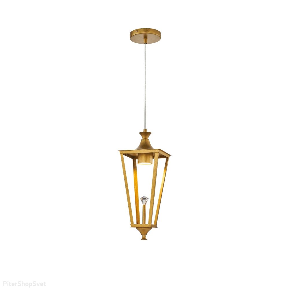 Подвесной светильник цвета античного золота «LAMPION» 4003-1P