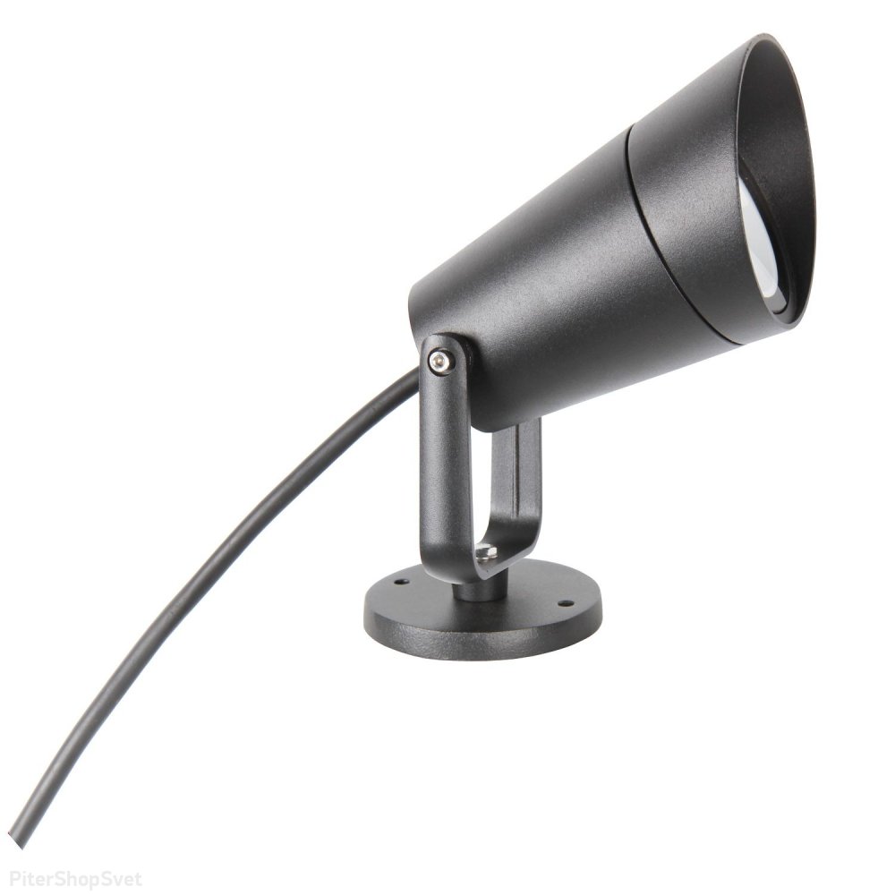 Чёрный уличный поворотный светильник для акцентной подсветки 11,5Вт 4000К «RELIEF» 4032-1T