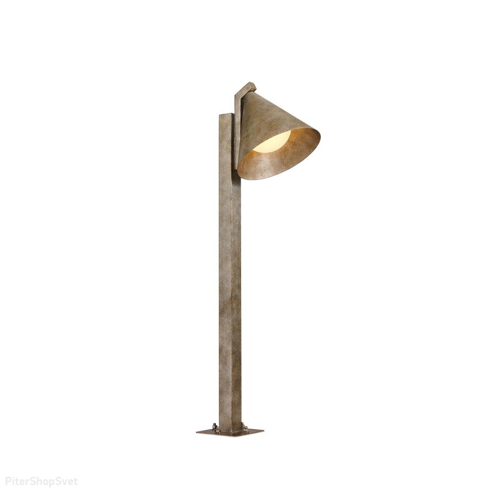Уличный светильник столб цвета античного серебра «PHILLO» 4132-1F
