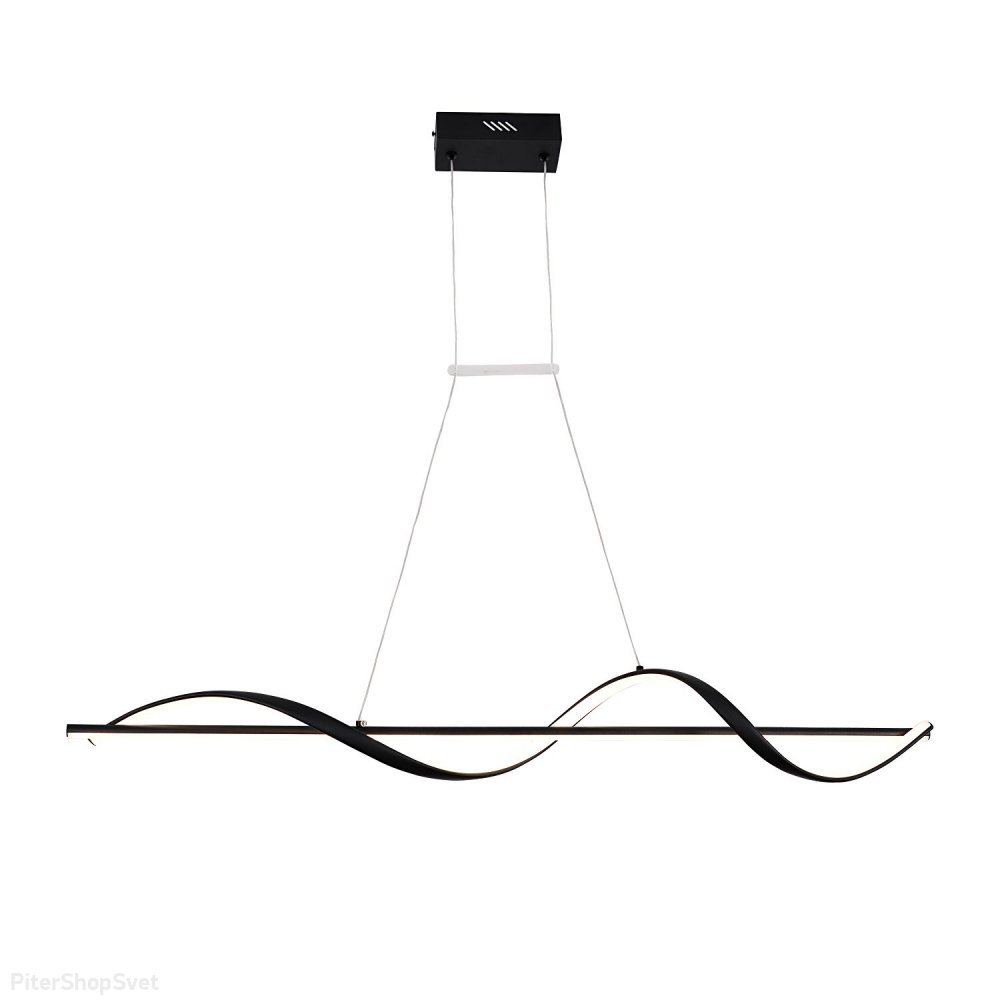 Чёрный длинный подвесной светильник спираль «LOCKET» 4180-2P