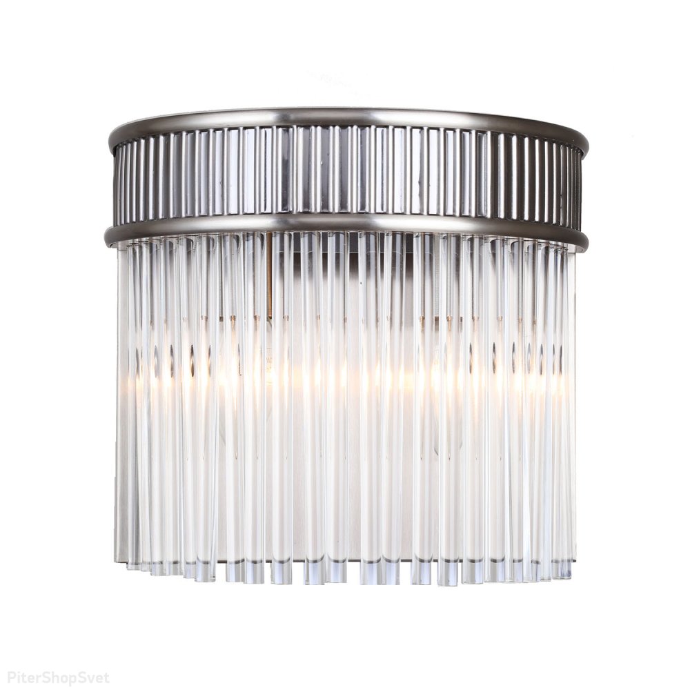 Настенный светильник цвета никеля со стеклянными палочками «TURRIS» 4201-2W