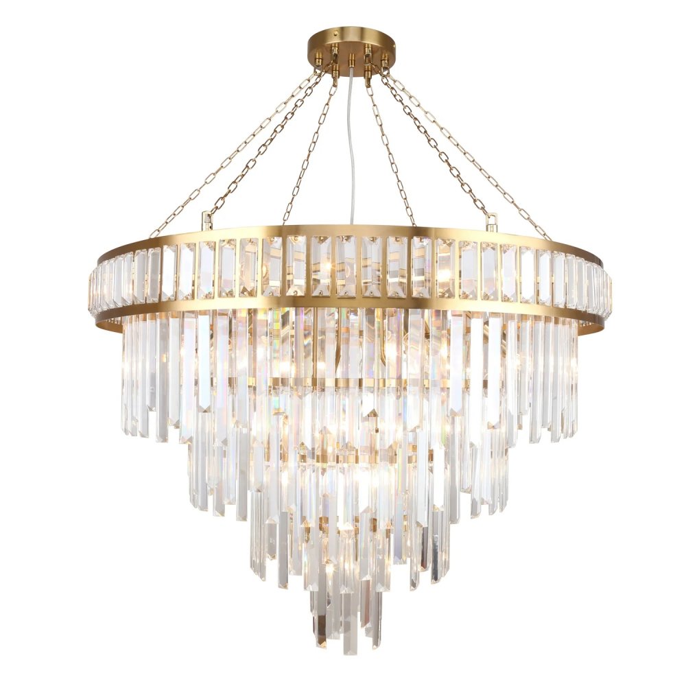 Подвесная люстра с хрусталём «Preston» 4732-19P