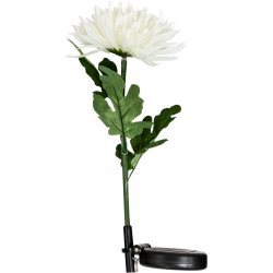 Белая астра на солнечной батарее 06233 PL303