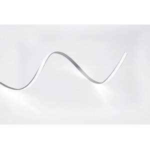 Профиль для светодиодной ленты алюминиевый накладной, гибкий, серебро «CAB264»