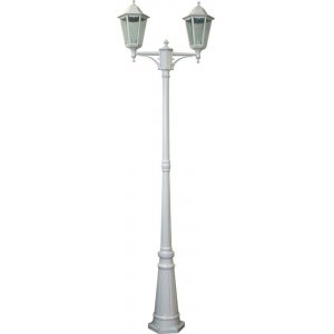 Уличный фонарный столб на два фонаря «Классика 6 граней»
