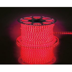 Красная светодиодная LED лента 4.4Вт/м 100м IP65 220V «LS704»