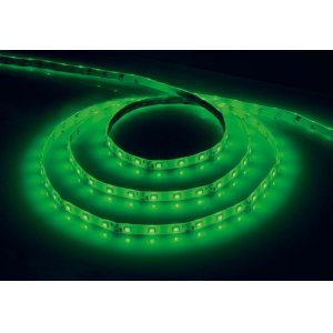 Зелёная светодиодная LED лента 4.8Вт/м 5м IP65 12V «LS604»
