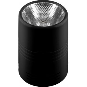 Чёрный накладной потолочный светильник цилиндр 10Вт 4000К «AL518»