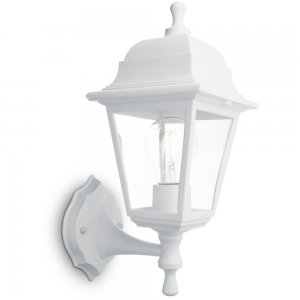 Белый уличный настенный светильник «НБУ 04-60-001»