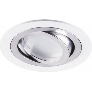 Встраиваемый поворотный светильник белый/хром «Basic Metal DL2811»
