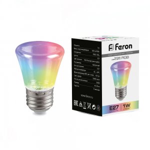 Лампа E27 1Вт RGB плавная смена цвета «LB-372»