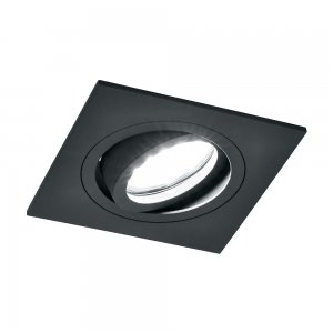 Встраиваемый прямоугольный поворотный светильник, чёрный «Basic Metal DL2801»