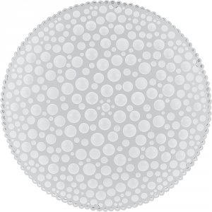 Светодиодная потолочная люстра с пультом «Dots AL3389»